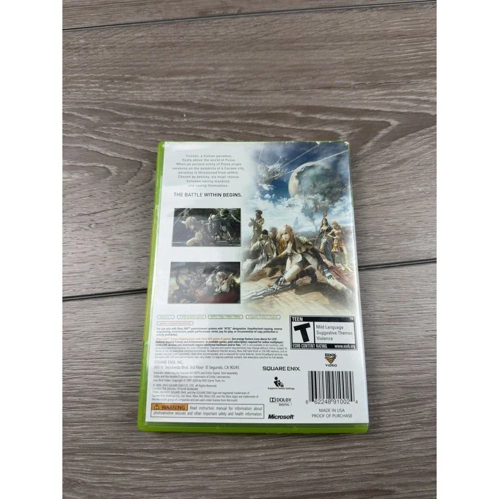 Final Fantasy XIII (Microsoft Xbox 360, 2010)